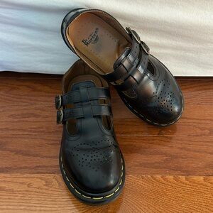 Dr. Martens Smooth Black Leather 8065 Mary Jane’s Size 6